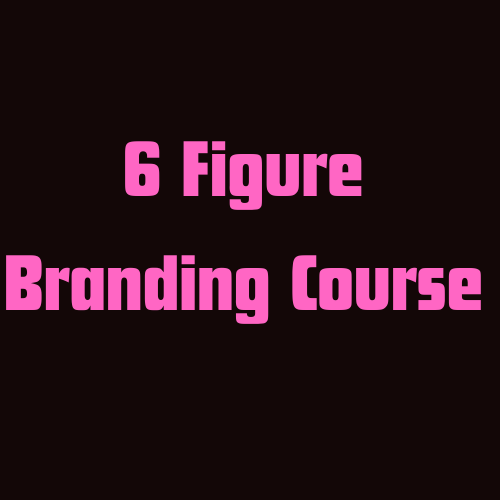 6 Figure Branding Course + Mentorship(MADE 6 FIGURES WITH THIS)